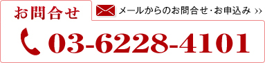 メールからのお問合せ・お申込み お問合せ 03-3545-8818