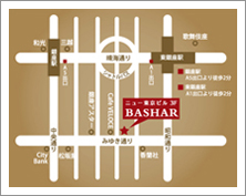 銀座駅A5・東銀座駅A1から徒歩2分の好立地です